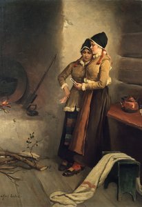 写真を持つ女の子 作： Axel Hjalmar Ender