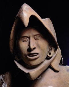 ワシの家のワシの戦士。 1469（テラコッタ） 作： Aztec