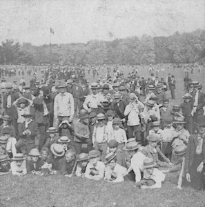 1888年にアメリカのニューヨークでラフで準備ができている。 作： B. W. Kilburn