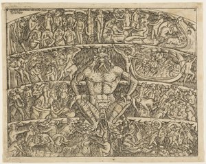 ピサのカンポ・サント・フレスコ画からのダンテによる地獄 作： Baccio Baldini