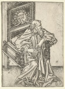 預言者：アモス、c。 1470-1475。 作： Baccio Baldini