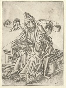 預言者：オバディア、c。 1470-1475。 作： Baccio Baldini