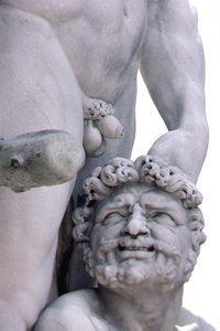ヘラクレスとカークスの像からの詳細、1534 作： Baccio Bandinelli