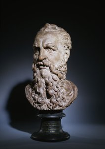 セントポール首長の研究、1535年頃（テラコッタ） 作： Baccio Bandinelli