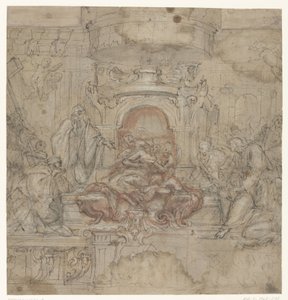 風景画のイースター祭壇のデザイン 作： Baldassare Franceschini