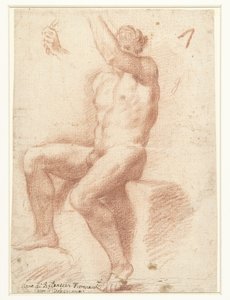 ヌード男性モデルの研究 作： Baldassare Franceschini