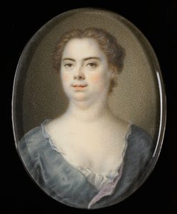 バルタザール・デナーの妻エスター・ウィンターの肖像 作： Balthasar Denner