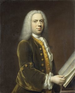 男の肖像、おそらくコーネリス・トルスト (1696-1750) 作： Balthasar Denner