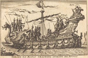 アポロの案内人と共にモプソ・アルゴノティを特定した 作： Balthasar Moncornet after Remigio Cantagallina