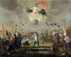 幸運の寓意、1730年頃（キャンバスに油彩） 作： Balthasar Nebot