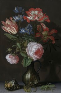 花の静物。 1630年頃 作： Balthasar van der Ast