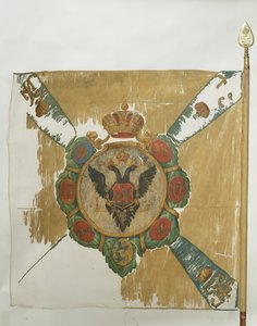 セメノフスキーライフガード連隊の旗、1762年 作： Banners and Standards Flags