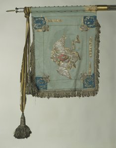 陛下の聖ジョージの基準ライフガードキュラシエ連隊、c。 1830 作： Banners and Standards Flags