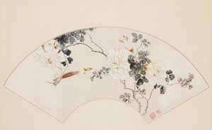 バラとカマキリ、19 世紀 1801 ～ 1900 年 作： Baoru Liu