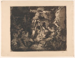 十字架上のキリスト 作： Barbara Elisabeth van Houten (signed by artist)