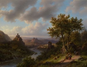  作： Barend Cornelis Koekkoek