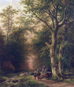 不明な画像 作： Barend Cornelis Koekkoek