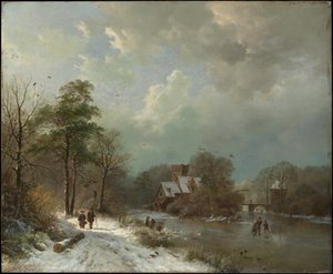  作： Barend Cornelis Koekkoek