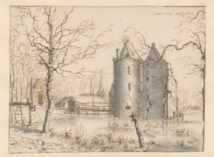 フリッセルシュタイン城、ヴェーゲルの眺め 作： Barend Klotz (attributed to)