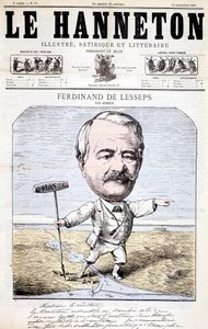 フェルディナン・ド・レセップス - 1867年9月12日付「Le Hanneton」紙、ゲデオンによる