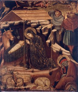 羊飼いの礼拝、c.1375-79 作： Barnaba da Modena