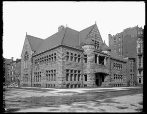 米国イリノイ州シカゴ、シカゴ歴史協会、1900年頃（モノクロ写真