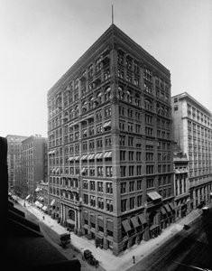 ホーム・インシュアランス・ビルディング（米国イリノイ州シカゴ、1905年頃）（モノクロ写真 作： Barnes and Crosby