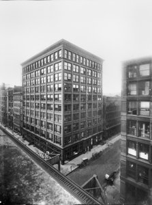 ウィリアムズ・ビルディング（米国イリノイ州シカゴ、1905年頃）（モノクロ写真 作： Barnes and Crosby