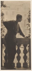 [自画像] / [イタリア、ヴェネツィア、バルビ＝ヴァリエ宮のバルコニーに立つアドルフ・デ・メイヤー]。 作： Baron Adolf De Meyer