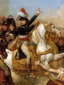 エジプトのキャンペーン（遠征）（1798〜1801年）。"ピラミッドの戦い "の前に軍を鼓舞するナポレオン・ボナパルト（7月21日