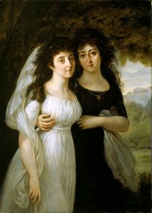 メストル姉妹の肖像 作： Baron Antoine Jean Gros