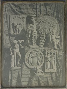 石膏模型のある静物 作： Baron Armand Pierre Séguier