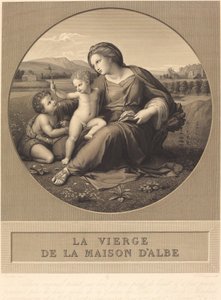 アルバのマドンナ 作： Baron Auguste Gaspard Louis Desnoyers after Raphael