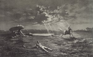 Follet dEpnell、George Sand（1804-76）によるLegendes Rustiquesのイラスト1858 作： Maurice Sand