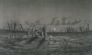 LavandieresまたはNight Washerwomen、George Sand（1804-76）1858によるLegendes Rustiquesのイラスト