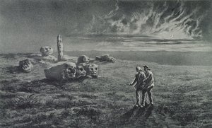 ピエール・ソッテス、レジェンド・ルスティークのイラスト、ジョージ・サンド（1804-76）1858 作： Maurice Sand