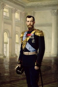 皇帝ニコラス 2 世の肖像 作： Baron Ernest Friedrich von Liphart