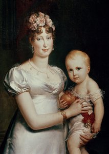 ハブブールロレーヌとローマ王（1811-32）のマリールイーズ（1791-1847）（18930の詳細） 作： Baron François Pascal Simon Gérard