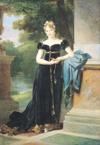 マリー・ラチンスカの肖像（1786-1817）ワレフスカ伯爵、1812年 作： Baron François Pascal Simon Gérard