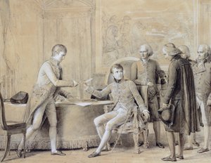 1801年7月15日、フランスと聖座間のコンコルドの調印 作： Baron François Pascal Simon Gérard