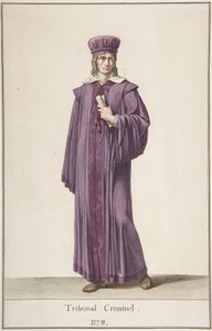 刑事裁判所の判事、c.1798-99 作： Baron Pierre Narcisse Guerin