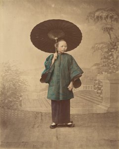 カントンの女性、1870年代。 作： Baron Raimund von Stillfried
