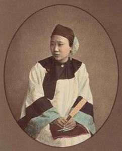 ランクチョウの少女、1870年代。