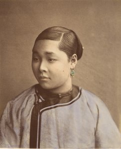 1870年代の上海出身の少女。