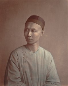 オーストリア ハンガリー公使館の通訳、1870 年代、1870 年代。 作： Baron Raimund von Stillfried