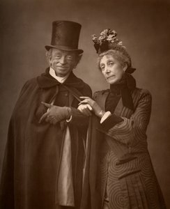アメリカの俳優、ジェームズルイスとアンギルバート、 『A Night Off』（1886年） 作： Barraud