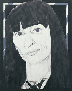 ベリルベインブリッジの肖像画、コスモポリタンのイラスト、1970年代（船上グワッシュ） 作： Barry Fantoni