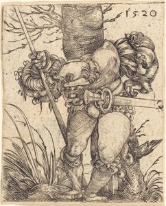 木の前の歩兵 作： Barthel Beham