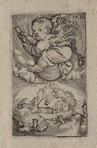 ボールに乗る天才 作： Barthel Beham