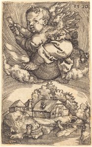空に浮かぶ地球上の天才 作： Barthel Beham